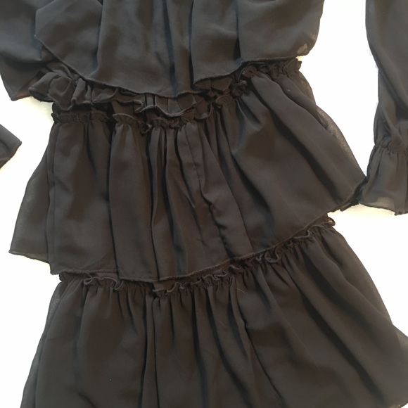 Beautiful SHEIN tiered long sleeve dress🖤 - Picture 7 of 7